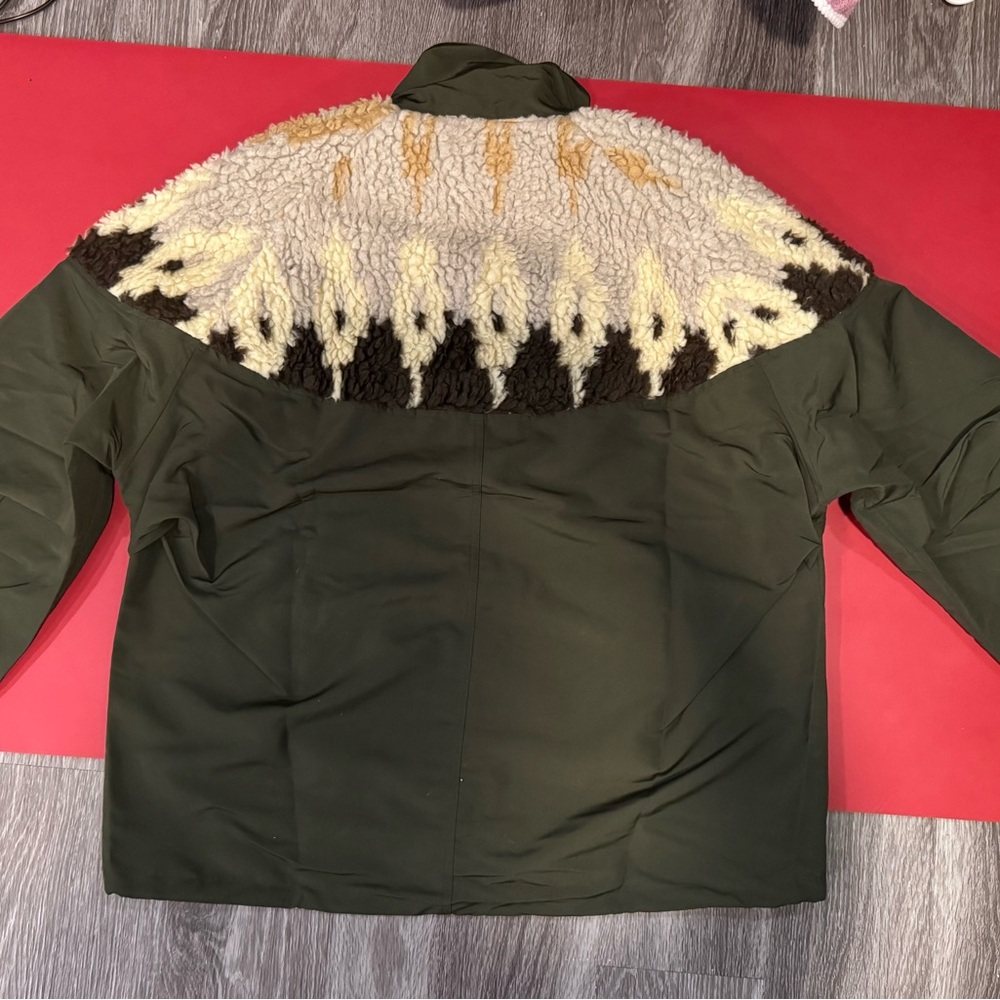 Kapital Olive and Cream Ski Jacket - Picture 2 of 4